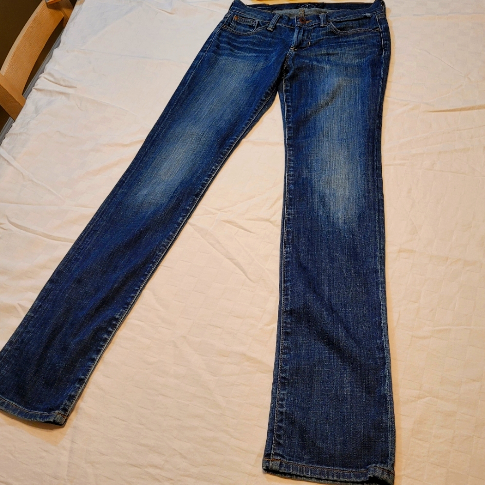 Lucky Brand Denim Blue Jeans Womens Straight Leg